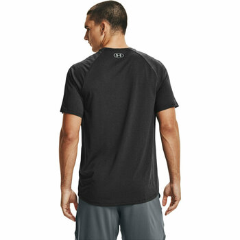 Fitness shirt Under Armour Men's UA Tech 2.0 Textured Short Sleeve T-Shirt Black/Pitch Gray XL Fitness shirt - 6
