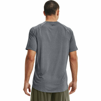 Tricouri de fitness Under Armour Men's UA Tech 2.0 Textured Short Sleeve T-Shirt Pitch Gray/Black S Tricouri de fitness - 5