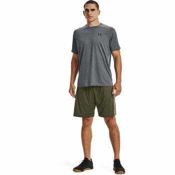 Фитнес тениска Under Armour Men's UA Tech 2.0 Textured Short Sleeve T-Shirt Pitch Gray/Black S Фитнес тениска - 6