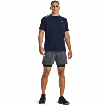 Fitness tričko Under Armour Men's UA Tech 2.0 Textured Short Sleeve T-Shirt Midnight Navy/Pitch Gray S Fitness tričko - 6