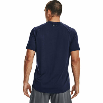 Fitness tričko Under Armour Men's UA Tech 2.0 Textured Short Sleeve T-Shirt Midnight Navy/Pitch Gray L Fitness tričko - 5