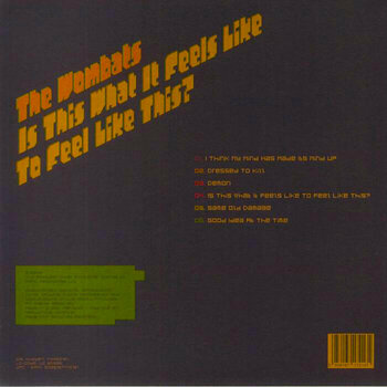 Vinyl Record The Wombats - Is This What It Feels Like To Feel Like This? (EP) - 2