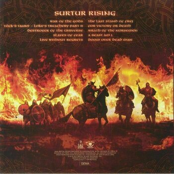 Disque vinyle Amon Amarth - Surtur Rising (Burgundy & Royal Blue Marbled Coloured) (LP) - 2
