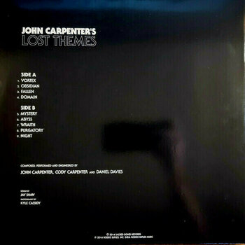 LP John Carpenter - Lost Themes (Original Soundtrack) (Vortex Blue Coloured) (LP) - 7
