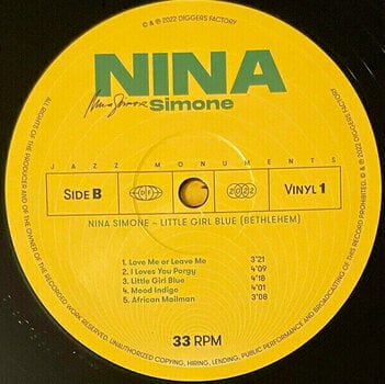 Disque vinyle Nina Simone - Jazz Monuments (4 LP) - 5