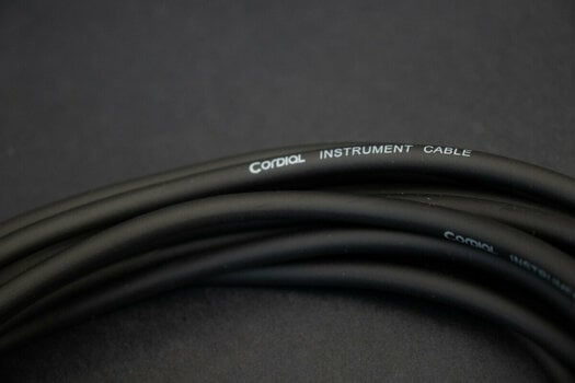Kabel za glasbilo Cordial CCI 9 PR Črna 9 m Ravni - Kotni - 2