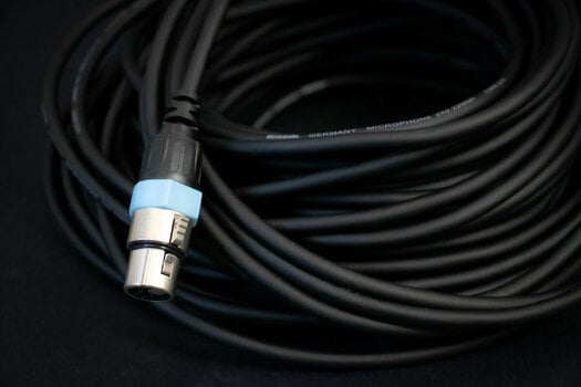 Microphone Cable Cordial CCM 0,5 FM Black 0,5 m - 5