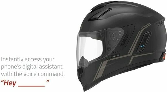 Helm Sena Stryker Glossy White XL Helm - 7