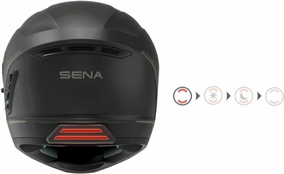 Helm Sena Stryker Matt Black M Helm - 8