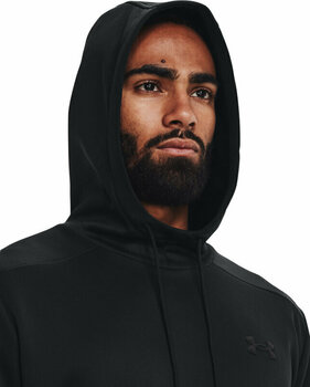 Fitness-sweatshirt Under Armour Men's Armour Fleece Hoodie Black XL Fitness-sweatshirt - 3