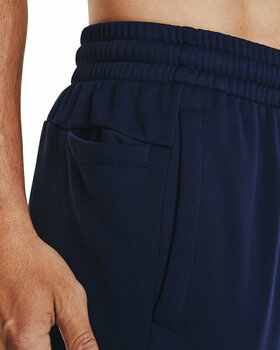 Fitness nohavice Under Armour Men's Armour Fleece Joggers Midnight Navy/Black M Fitness nohavice - 4