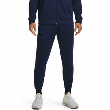 Fitness nohavice Under Armour Men's Armour Fleece Joggers Midnight Navy/Black M Fitness nohavice - 5