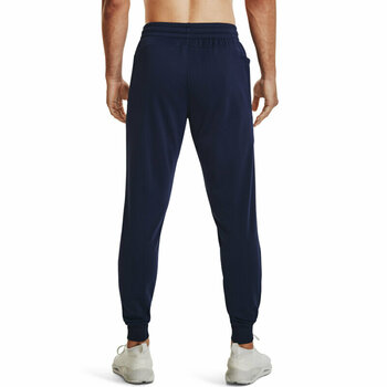 Fitness nohavice Under Armour Men's Armour Fleece Joggers Midnight Navy/Black M Fitness nohavice - 6