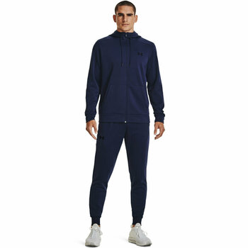 Fitness nohavice Under Armour Men's Armour Fleece Joggers Midnight Navy/Black M Fitness nohavice - 7