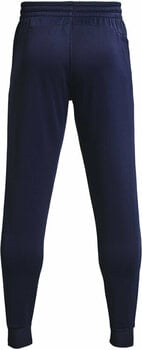 Fitness nohavice Under Armour Men's Armour Fleece Joggers Midnight Navy/Black L Fitness nohavice - 2