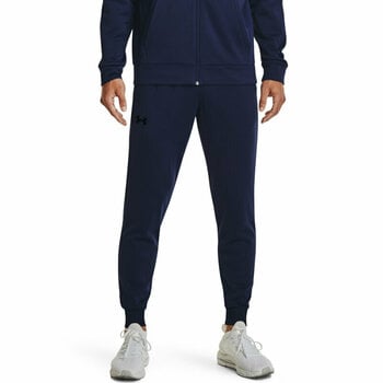 Fitness Trousers Under Armour Men's Armour Fleece Joggers Midnight Navy/Black 2XL Fitness Trousers - 5
