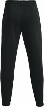 Fitness nohavice Under Armour Men's UA Essential Fleece Joggers Black/White S Fitness nohavice - 2