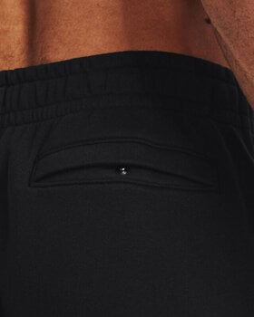 Fitness spodnie Under Armour Men's UA Essential Fleece Joggers Black/White S Fitness spodnie - 3