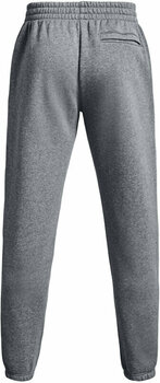Fitness kalhoty Under Armour Men's UA Essential Fleece Joggers Pitch Gray Medium Heather/White S Fitness kalhoty - 2