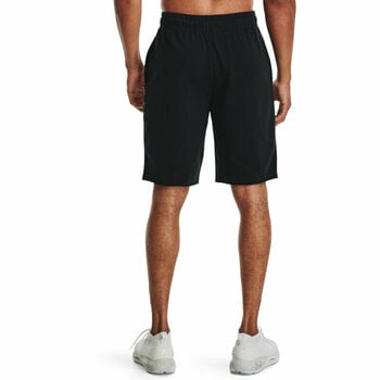 Fitness Παντελόνι Under Armour Men's UA Rival Terry Shorts Black/Onyx White M Fitness Παντελόνι - 5