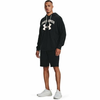 Fitness spodnie Under Armour Men's UA Rival Terry Shorts Black/Onyx White 2XL Fitness spodnie - 6