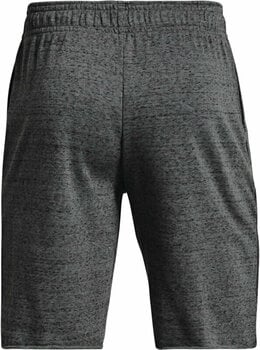 Fitness Hose Under Armour Men's UA Rival Terry Shorts Pitch Gray Full Heather/Onyx White S Fitness Hose - 2
