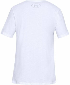 Fitness T-Shirt Under Armour Men's UA Sportstyle Logo Short Sleeve White/Black 2XL Fitness T-Shirt - 2