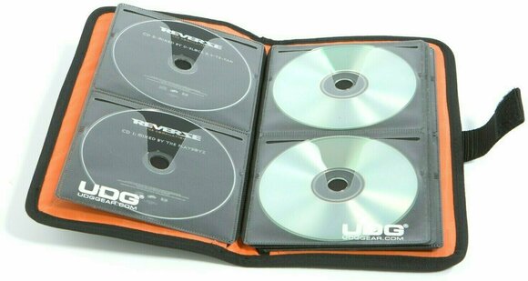 DJ-laukku UDG Ultimate CD Wallet 24 Digital Black/Orange inside - 2
