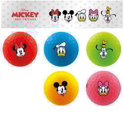Golfové míčky Volvik Vivid Disney 5 Pack Mickey and Friends Golfové míčky - 1