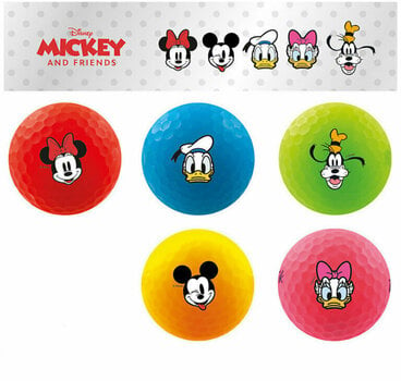 Golf Balls Volvik Vivid Disney 5 Pack Golf Balls Mickey and Friends - 2
