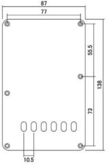 Schutzkappe für Gitarre Hosco P-104 Schutzkappe für Gitarre - 1