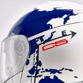 Helm Schuberth C5 Globe Blue 3XL Helm - 6