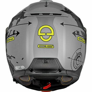 Helmet Schuberth C5 Globe Grey S Helmet - 4