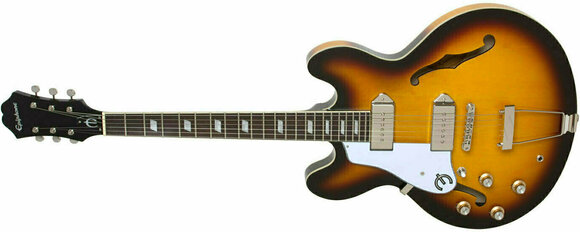 Polu-akustična gitara Epiphone Casino Left-Handed Vintage Sunburst - 4