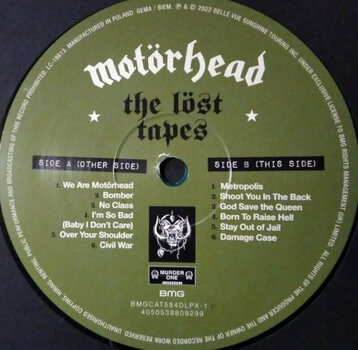 Schallplatte Motörhead - The Löst Tapes Vol. 3 (Live In Malmö 2000) (Green Coloured) (2 LP) - 5