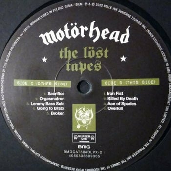 Vinyl Record Motörhead - The Löst Tapes Vol. 3 (Live In Malmö 2000) (Green Coloured) (2 LP) - 7