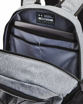 Lifestyle Backpack / Bag Under Armour UA Hustle Sport Backpack Pitch Gray Medium Heather/Black 26 L Backpack - 4