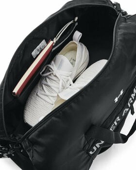 Lifestyle-rugzak / tas Under Armour Women's UA Favorite Duffle Bag Black/White 30 L Sport Bag - 5