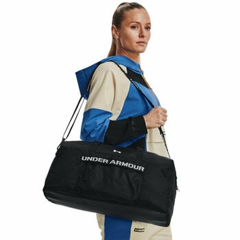 Lifestyle ruksak / Torba Under Armour Women's UA Favorite Duffle Bag Black/White 30 L Sport Bag - 7