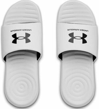 Šľapky Under Armour Men's UA Ansa Fixed Slides White/Black 10 Šľapky - 4