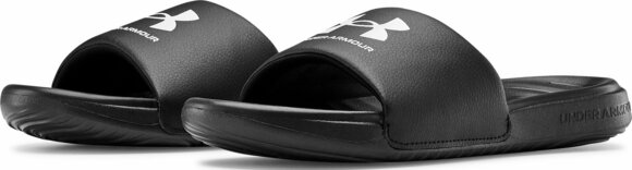 Šľapky Under Armour Women's UA Ansa Fixed Slides Black/White 5 Šľapky - 3