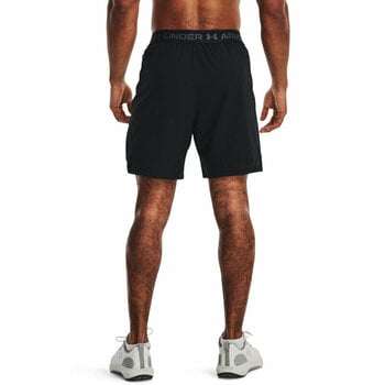 Fitness nohavice Under Armour Men's UA Vanish Woven 6" Shorts Black/Pitch Gray S Fitness nohavice - 6