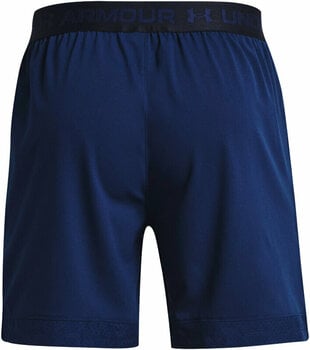 Fitness Trousers Under Armour Men's UA Vanish Woven 6" Shorts Academy/White XS Fitness Trousers - 2