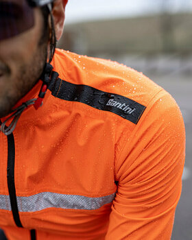 Cyklo-Bunda, vesta Santini Guard Neo Shell Rain Jacket Bunda Nero 2XL - 4