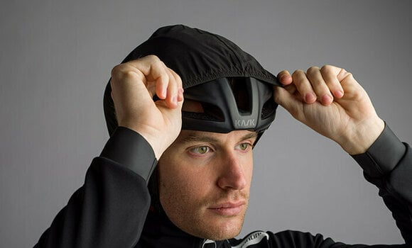 Veste de cyclisme, gilet Santini Vega Multi Jacket with Hood Verde Fluo M Veste - 8