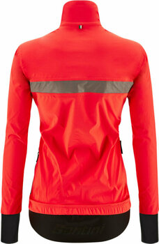Kolesarska jakna, Vest Santini Guard Neo Shell Woman Rain Jacket Granatina L Jakna - 3