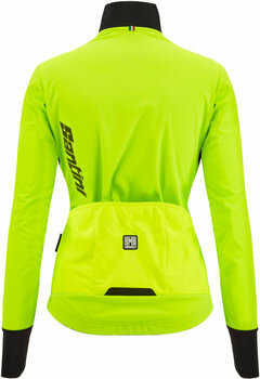 Kolesarska jakna, Vest Santini Vega Absolute Woman Jacket Lime M Jakna - 3