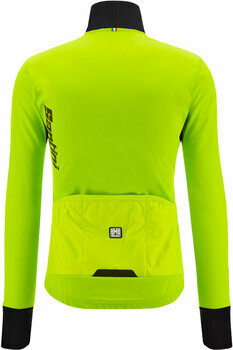 Pyöräilytakki, -liivi Santini Vega Absolute Jacket Verde Fluo L Takki - 3