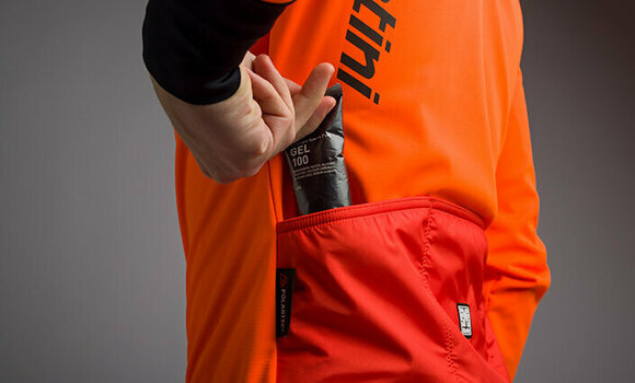 Cyklo-Bunda, vesta Santini Vega Absolute Jacket Bunda Arancio Fluo XL - 9