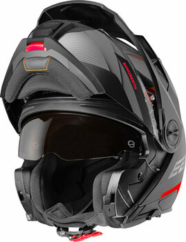 Bukósisak Schuberth E2 Defender Red 2XL Bukósisak - 3